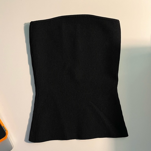 Babaton Sculpt Knit Tube Top - XS BLACK - Picture 5 of 6